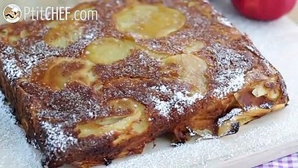Gâteau invisible aux pommes