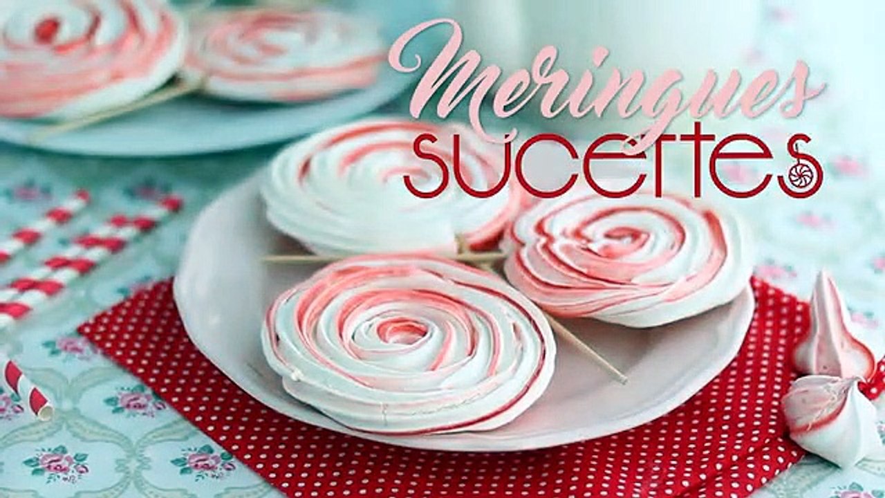 Meringues sucettes
