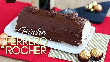 Bûche aux Ferrero Rochers