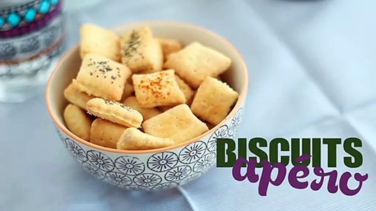 Biscuits apéritif faits maison
