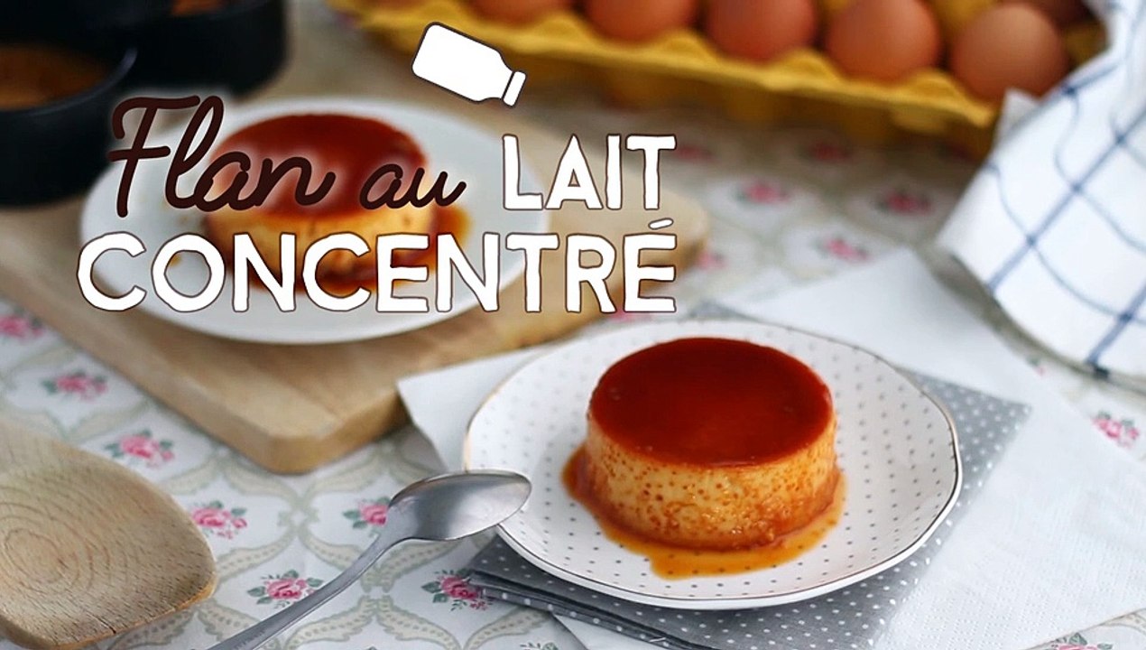 Flan au lait concentré