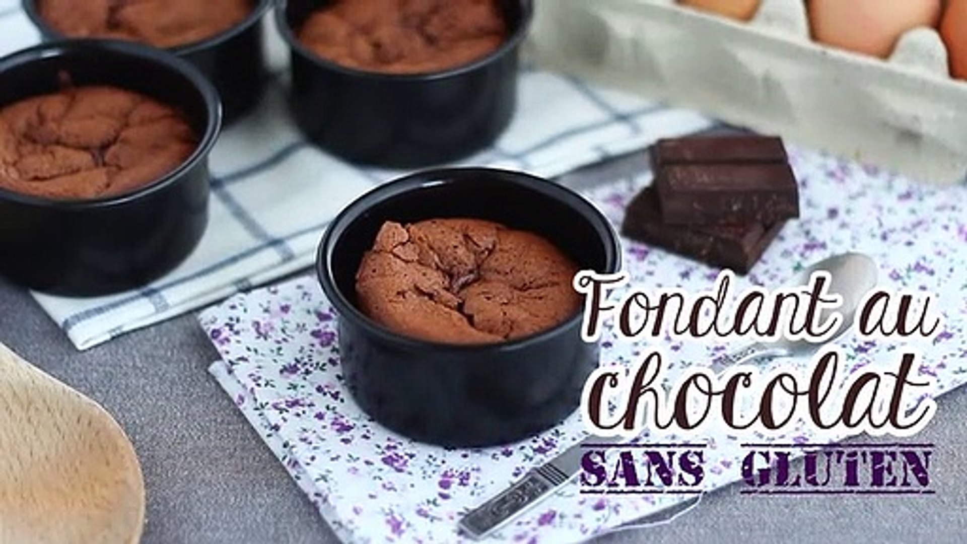 Fondant Au Chocolat Gourmands Et Sans Gluten Video Dailymotion