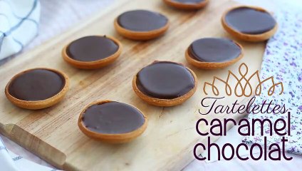 Tartelettes au caramel et chocolat