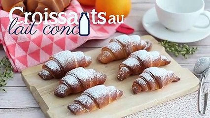 Croissants au lait concentré