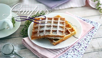 Gaufres légères et croustillantes