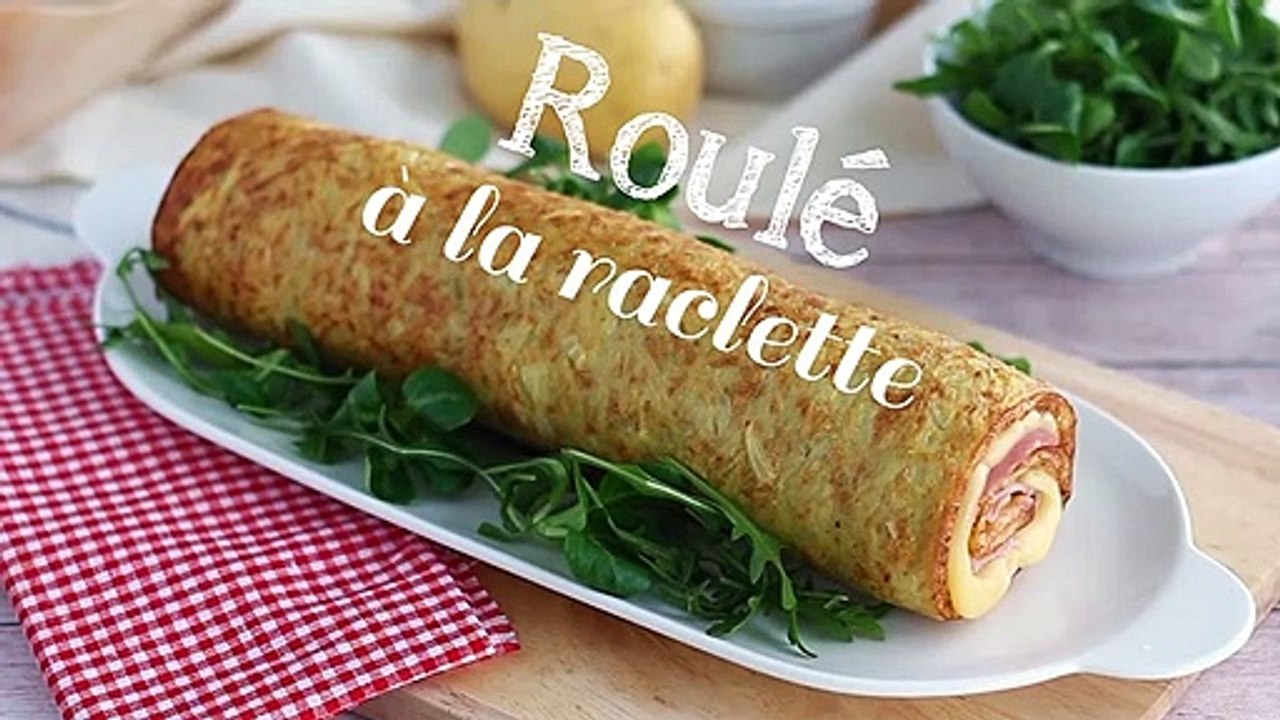 Roulé de pommes de terre à la Raclette de Savoie et au jambon