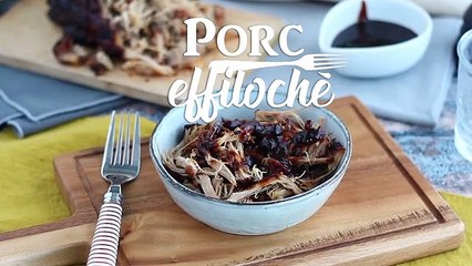 Porc effiloché à l'Américaine (pulled pork)