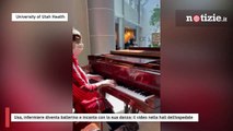 Usa, infermiere diventa ballerino e incanta con la sua danza: il video nella hall dell’ospedale