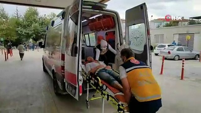 Elektrik akımına kapılan işçi yaralandı