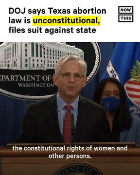 Justice Department Files Lawsuit Against Texas
