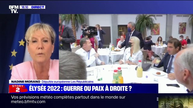 Nadine Morano: Ceux qui ont claqué la porte à notre parti, Xavier Bertrand et Valérie Pécresse, ne peuvent pas faire sans Les Républicains