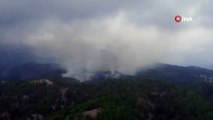 Antalya’da düşen yıldırım orman yangınına sebep oldu