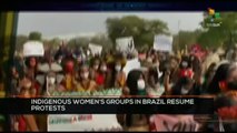 FTS 12:30 10-09: Indigenous women´s groups in Brazil resume protests