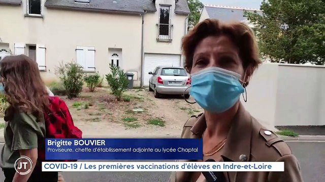 COVID-19 / Les premières vaccinations d'élèves en Indre-et-Loire