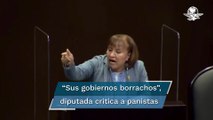 Diputada del PT llama “borracho” a Felipe Calderón y provoca confrontación en San Lázaro