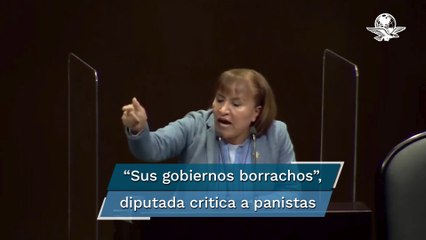 Diputada del PT llama “borracho” a Felipe Calderón y provoca confrontación en San Lázaro