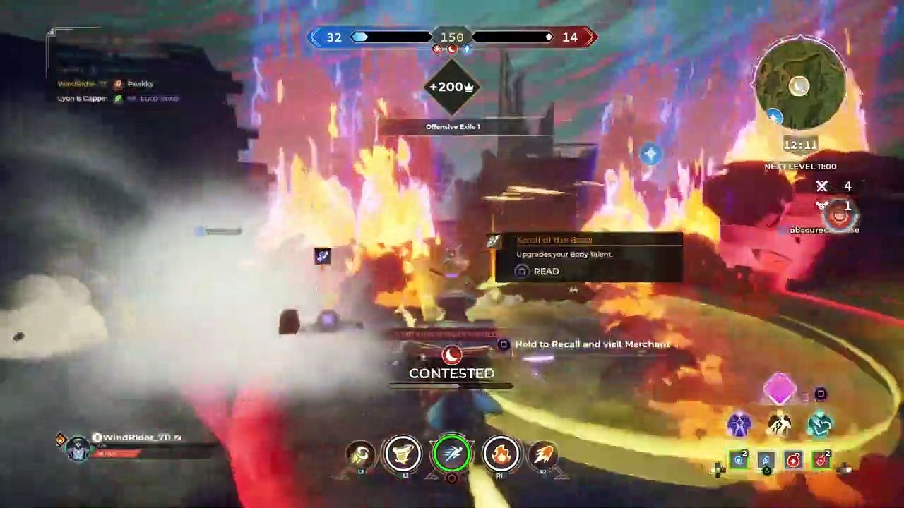 Spellbreak Dominion [Rank]: High Level Fire Gameplay (No Death Match)