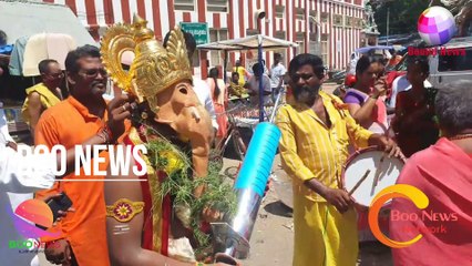 #BOOMINEWS |விநாயகர் சதூர்த்தியன்று விநாயகர் வேடமணிந்து கொரோனா தடுப்பூசி விழிப்புணர்வு ஆச்சரியம் |