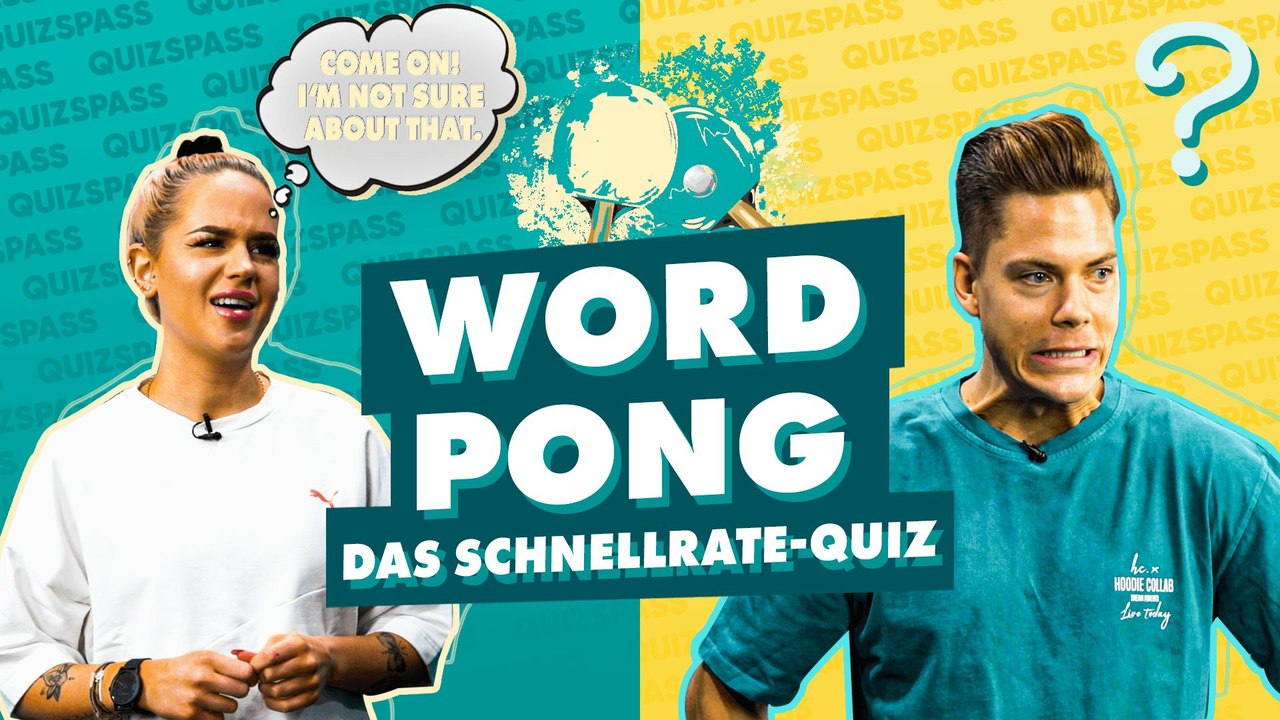Word pong: mit cedric und gina!