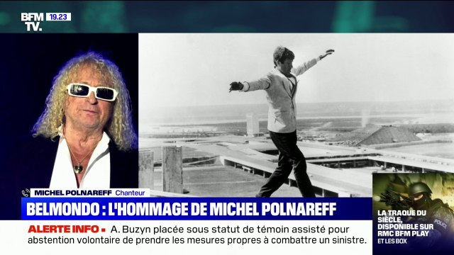 Le public ne se trompe jamais : le chanteur Michel Polnareff rend hommage à Jean-Paul Belmondo