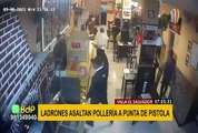 Delincuentes armados asaltan pollería en VES