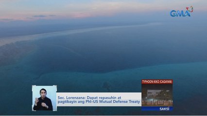 Sec. Lorenzana: Dapat repasuhin at pagtibayin ang Phl–US Mutual Defense Treaty | Saksi