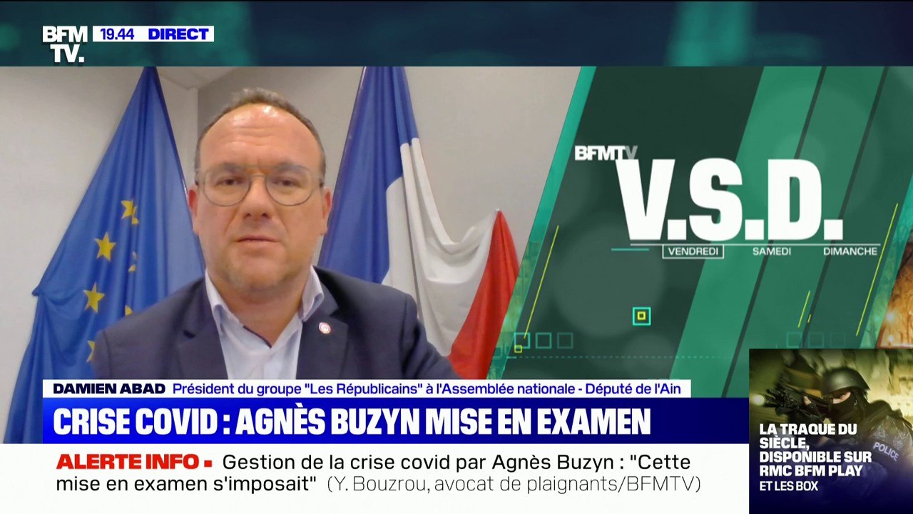 Damien Abad sur la mise en examen d'Agnès Buzyn: "Je ne partage pas cette volonté de tout mettre devant la justice, ça n'est pas comme ça qu'on fait de la politique"