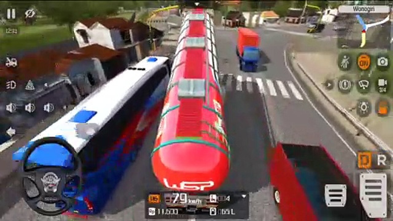 Volvo Globetrotter Partamina Truck Driving - Bus Simulator Indonesia - Android Gameplay