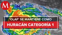 'Olaf' se degrada a huracán categoría 1; emiten alerta naranja para Baja California Sur