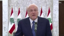 رئيس الحكومة اللبنانية: علينا التضامن ونأمل بالنهوض بهذه الحكومة