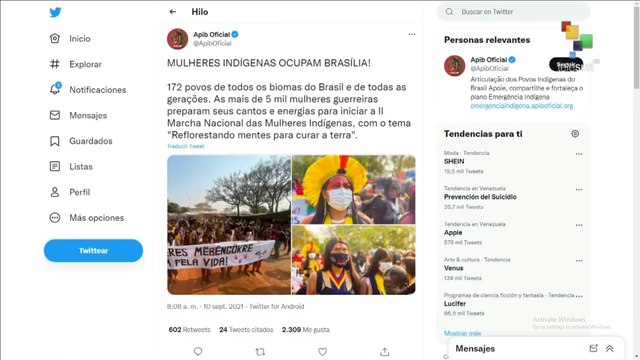 Conexión Digital 10-09: Brasil, mujeres indígenas y sus derechos