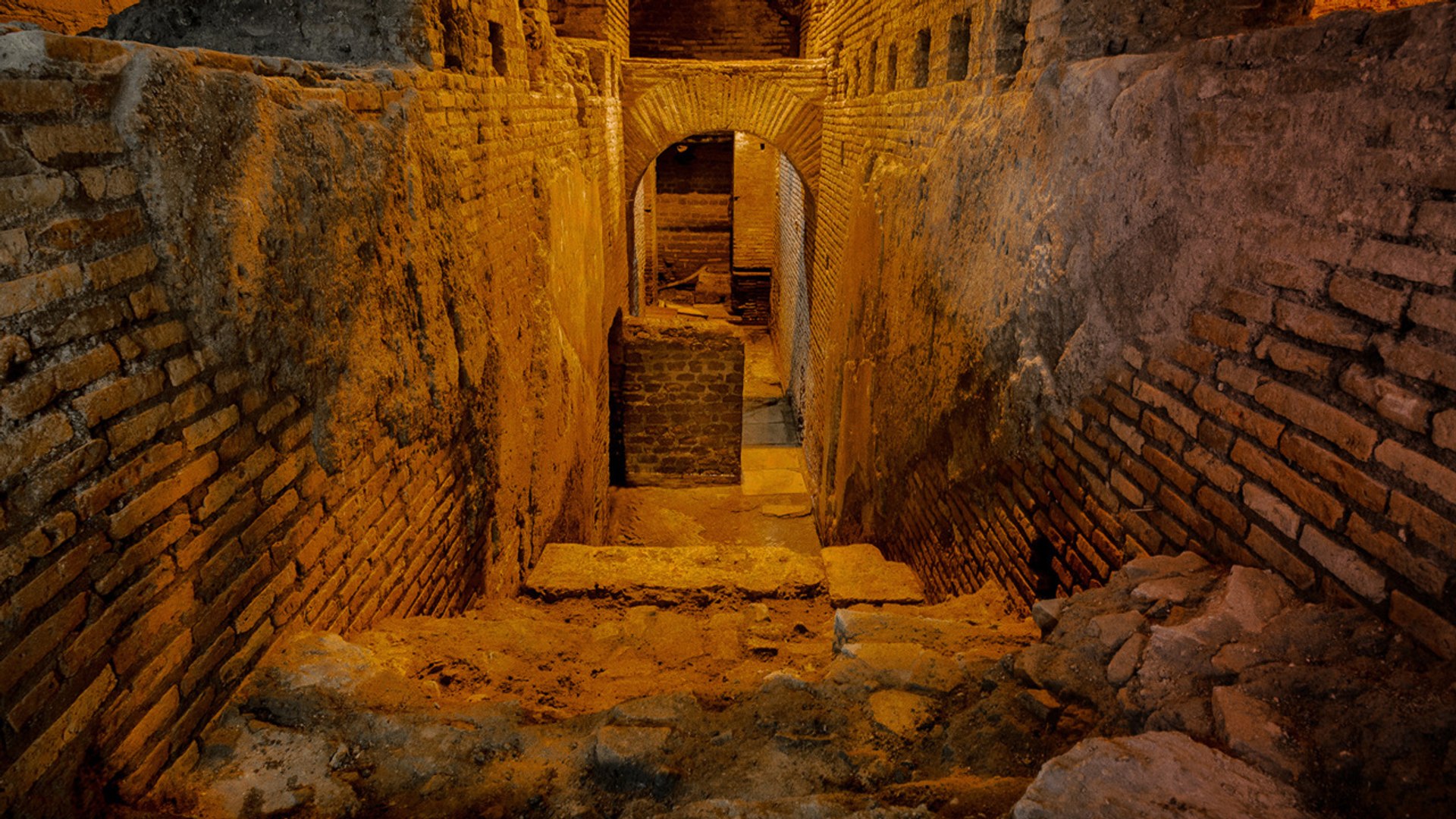 ⁣There's a Secret Archaeological Site Under the Trevi Fountain in Rome