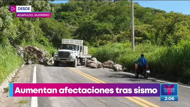 Aumentan afectaciones tras sismo en Guerrero; suman 2 mil 6 viviendas dañadas