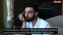 Entrevista a Fernando Bernal sobre la ropa sin género y las luchas del colectivo LGTBI.