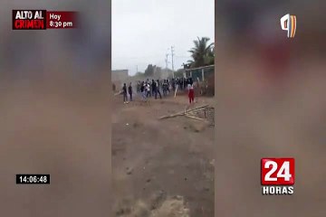 Desalojan a más de 300 familias que habían invadido terrenos en Tumbes