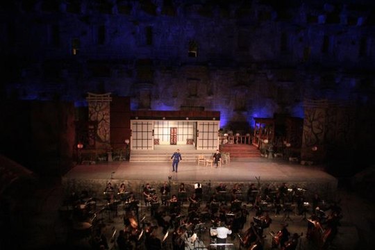 28. Uluslararası Aspendos Opera ve Bale Festivali'nde Madama Butterfly operası sahnelendi