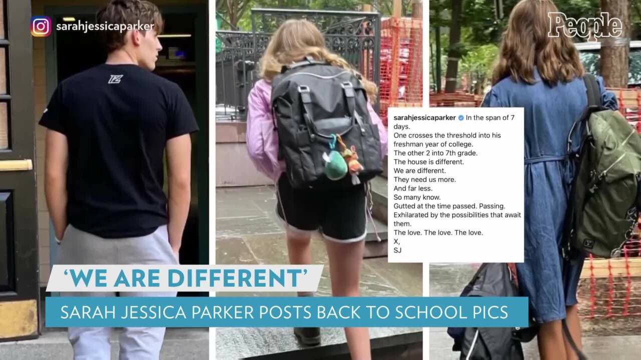 Sarah Jessica Parker Shares Rare Photos of Her 3 Children as They Head Back to School