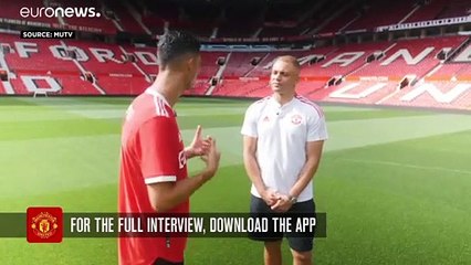 رونالدو من تدريبات مان يونايتد قبل العودة: "أنا لست في إجازة هنا"