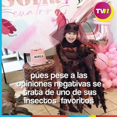 Niña celebró su cumpleaños con fiesta temática de ‘Cucarachas’