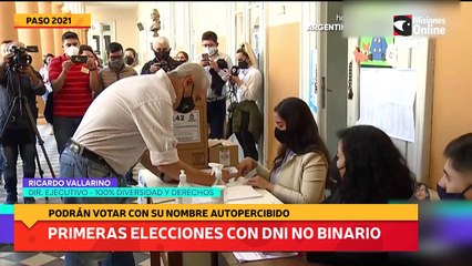 Primeras elecciones con DNI no binario