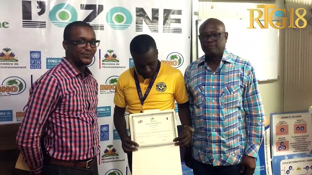 Seremoni kloti 3 jounen fòmasyon pou ajan dwanye sou sistèm amonize ak idantifikasyon refrijeran yo.