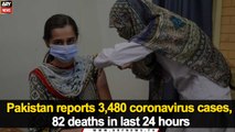 Pakistan reports 3,480 coronavirus cases,  82 deaths in last 24 hours