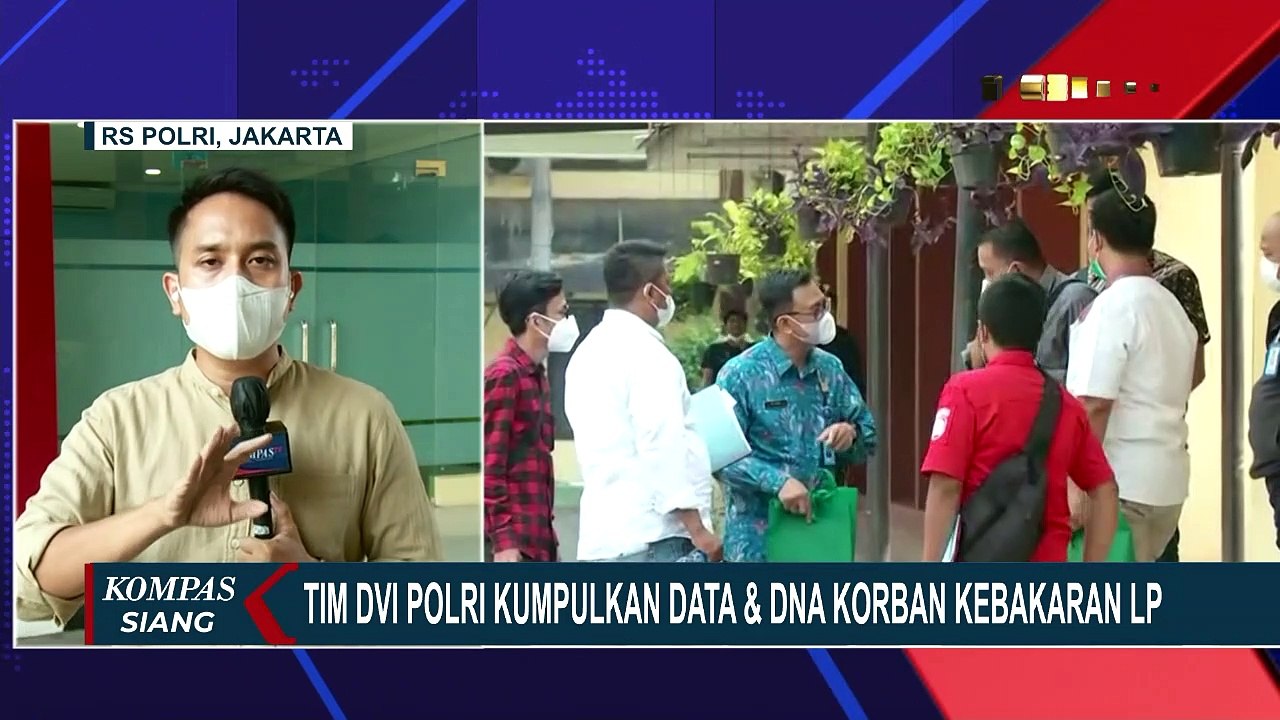 Tim DVI Polri Terus Kumpulkan Data dan DNA Korban Kebakaran Lapas Tangerang