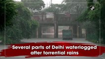 Several parts of Delhi waterlogged after torrential rains