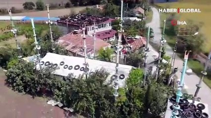 Samsun Bafra'da görenleri hayrete düşüren mescit