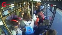 Halk otobüsü şoförü, fenalaşan yolcuyu hastaneye yetiştirdi