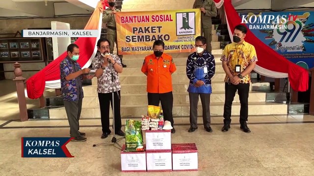 Pemkot Banjarmasin Terima Ratusan Paket Bantuan untuk Warga Terdampak Pandemi dari Gapkindo