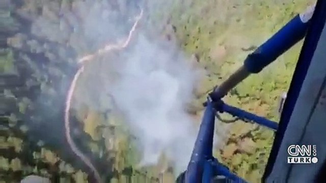 Balıkesir'de orman yangını... İvrindi'deki yangına havadan müdahale ediliyor