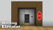 Minecraft- How to make a working Elevator (easy)