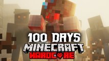 How I Survived 100 Days in a Post-Apocalyptic WASTELAND in Minecraft and Here's What Happened